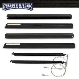 Mmo568417 2014mmotor 2-sided Trailer Tailgate Liftgate Ramp Lift Assist System 350 Pounds Black