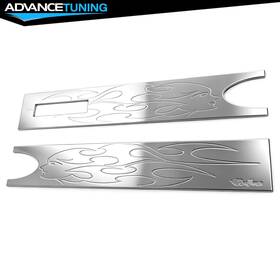 Advancetuning Adv-rvg-32903-1 Billet Style Chrome Rear Applique Flame Fits 2004-2008 Ford F150 Tailgate Panel