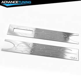 Advancetuning Adv-rvg-32903 Fits 04-08 Ford F-150 Pickup Billet Rear Tailgate Panel Applique Chrome Flame