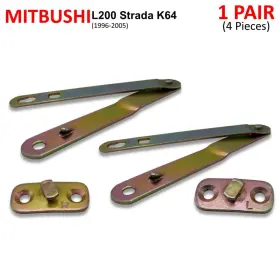 Ts192278 Aftermarket Products Set Rear Side Tailgate Hinge For Mitsubishi L200 Strada K64 Pickup 1997 - 2004