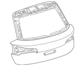 80f-827-025-stl Audi Genuine Lift-gate