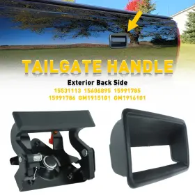 Sp-gm3521a-tgbz Auxito Black And Tailgate Bezel Handle New Gmc Chevy For Ck 3500 1500 Pickup 2500 Truck Sp-gm3521a-tgbz Auxito Black And Tailgate Bezel Handle New Gmc Chevy For Ck 3500 1500 Pickup 2500 Truck
