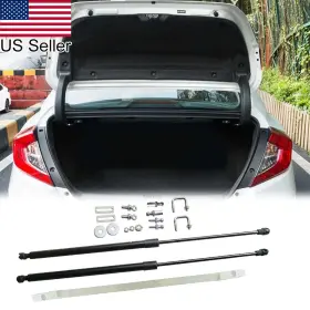 5355 Awesome Miniatures 2x Lift Support Rear Trunk Tailgate Shock Assist Rod For 16-20 Honda Civic Sedan