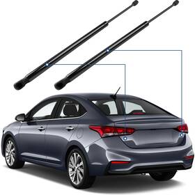 Basic-autoparts 13850341 For 2007-2011 Hyundai Accent Qty 2 Rear Hatch Tailgate Lift Support Shock Struts