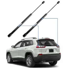 13850347 Basic-autoparts For 2008-2012 Jeep Liberty Qty 2 Rear Window Glass Lift Supports Shocks Struts