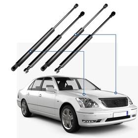 Basic-autoparts 13850370 For 2001-2006 Lexus Ls430 Qty 4 Hood And Rear Trunk Lift Supports Shocks Struts