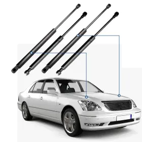 13850370 Basic-autoparts For 2001-2006 Lexus Ls430 Qty 4 Hood And Rear Trunk Lift Supports Shocks Struts 13850370 Basic-autoparts For 2001-2006 Lexus Ls430 Qty 4 Hood And Rear Trunk Lift Supports Shocks Struts