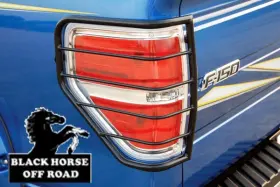 7fdf1a Black Horse Off Road Tail Light Guards Finish May Vary