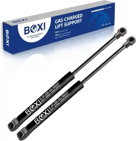 300035138 Boxi 2pcs Front Hood Lift Supports Struts Shocks Gas Black