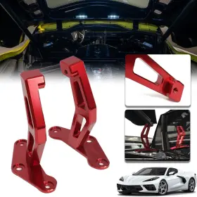 C8a000010b Car-wholesale2019 Red Rear Hatch Support Brackets Original Factory Style For Corvette C8 2020-2024