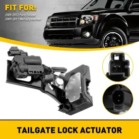 Wmzxq-escape-09-12 Carparsafer For 2009 2010 11 12 Escape Ford Rear Tailgate Hatch Latch With Actuator New Black