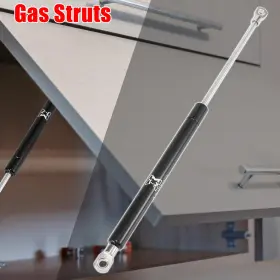 196n Carpopart 782685157636 14 Inch 196n/44lbs Universal Gas Struts Shocks Lift Supports Black For Car Rv