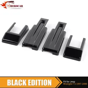Hge971fwq125gq215 Cherocar 4x Tailgate Hinges Covers Decor Black 04 05 06 For Jeep Tj Wrangler Accessories Hge971fwq125gq215 Cherocar 4x Tailgate Hinges Covers Decor Black 04 05 06 For Jeep Tj Wrangler Accessories