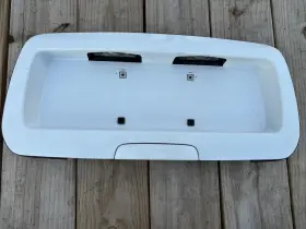 15232046 Chevrolet 02-09 Gmc Trailblazer Envoy Hatch Handle License Plate Holder Bracket No Cracks