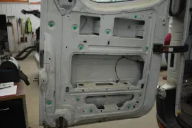 140-01665bl Dodge Rear Gate For Sprinter 3500 Assy Wht Heat 4l1 Left