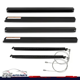 Dsa746066 Ds-auto-parts 2 Sided Trailer Tailgate Liftgate Ramp Lift Assist System 350 Pounds Black New