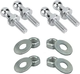 Stud21 Dswto 10mm M8 Ball Stud Mounting Screws Bolts For Gas Blall Silver