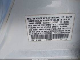 Factory Oem 170-60811d Trunk/hatch/tailgate Without Rear View Camera Fits 13 Ilx 4894036