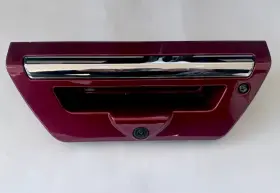 34-99431b82-k Ford 2015-2020 Oem F-150 Tailgate Handle With Camera King Ranch Red And Chrome