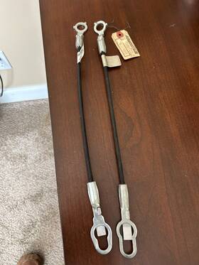 Ford E9tz-9943052-b 1983-1992 Ranger Pickup Tailgate Cables Pair L.h. And R.h. E9tz Usa Nos