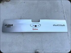 Al34-99402a02-cb Ford F150 09 10 11 12 13 14 Rear Tailgate Platinum Aluminum Trim Panel Al34-99402a02-cb Ford F150 09 10 11 12 13 14 Rear Tailgate Platinum Aluminum Trim Panel