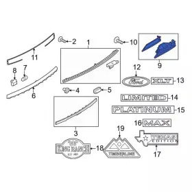 Nl1z-7843400-aaptm Ford Genuine Pull Handle Nl1z-7843400-aaptm Ford Genuine Pull Handle
