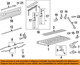 Ford Oem 8c3z99402a68a 08-16 F-350 Super Duty Tail Gate-rod