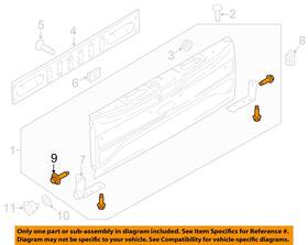 Ford Oem W718104s439 93-22 F-250 Super Duty Tail Gate Gate-pivot Bolt