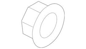 Ford W708385-s900 Genuine Lift-gate Pull Handle Nut W708385s900