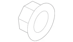 W708385-s900 Ford Genuine Lift-gate Pull Handle Nut W708385s900