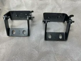 Wa130h Gm 23156 Pair Of Liftgate Hinges Painted Sharkskin/sterling Gray Metallic