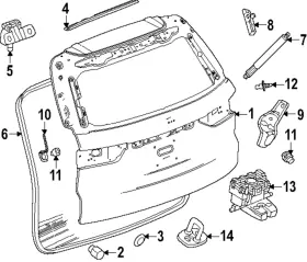 26583944 Gm Genuine Lift Gate