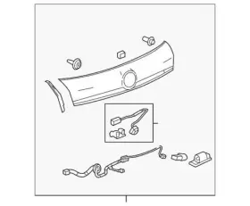 42524773 Gm Genuine 2013-2018 Buick Encore Applique Rear End Panel And Tailgate