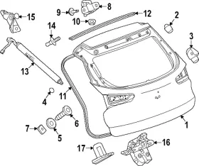 42909509 Gm Genuine Gate