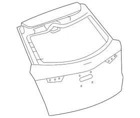 85127766 Gm Genuine Lift Gate