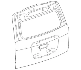 85592483 Gm Genuine Lift Gate