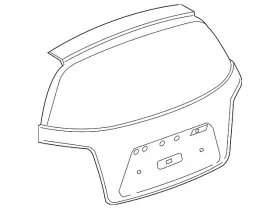 95379801 Gm Genuine Liftgate With Reinforcements