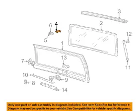 15159312 Gm Oem Liftgate Tailgate-hinge Right