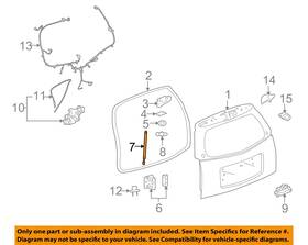 Gm Oem 15872898 Cadillac 04-09 Srx Liftgate-lift Cylinder