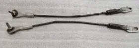 184.gm9m08 Gmc Truck 2007-2016 Sierra Chevrolet Silverado Tailgate Support Cable Straps Pair Oem