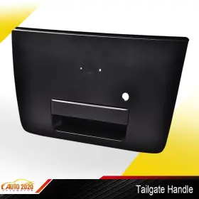 E-02etd1602abk Grandorange 1pcs Tailgate Handle With Emblem Provision Black Fit For 2004-2012 Nissan Titan