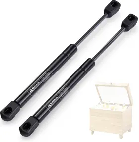 18458 Helloauto 10 Inch 60lb/267n Gas Strut Shocks 10ftft Spring Lift Support Black
