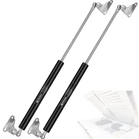 Hel-390 Helloauto 23 Inch 200 Lbs/890 N Gas Struts With L-type Mounts Black