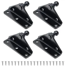 Heljt009 Helloauto 10mm Ball Stud Mounting Bracket 4pcs Black For Gas Spring Heljt009 Helloauto 10mm Ball Stud Mounting Bracket 4pcs Black For Gas Spring