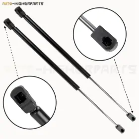 9996829 Higher-autoparts For 11-13 Jeep Grand Cherokee 2 Pcs Rear Glass Window Lift Supports Gas Spring
