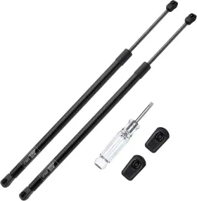 330076 Hxskjmx Rear Hatch Lift Supports - Compatible With 2007-2014 Gmc Black