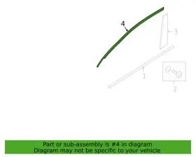 82850-aa000 Hyundai Oem 2021 - 2024 Elantra Moulding Assy Front Frame Left Hand 82850-aa000 Hyundai Oem 2021 - 2024 Elantra Moulding Assy Front Frame Left Hand