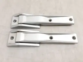184.am8503 Jeep Tj Wrangler Oem Tailgate Hinges Bright Silver Psb 1997-2003 136213