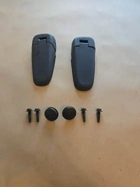55136684 Jeep 1999-2004 Grand Cherokee Rear Liftgate Glass L/s R/s Hinge Set Black Oem