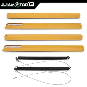 Jijia1211-7 Jijiamotor13 Yellow 2 Sided Tailgate Utility Trailer Gate And Ramp Lift Assist System 350 Lbs Jijia1211-7 Jijiamotor13 Yellow 2 Sided Tailgate Utility Trailer Gate And Ramp Lift Assist System 350 Lbs